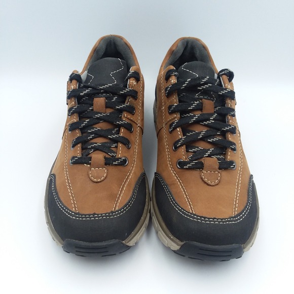Clarks Wave Walk Trek Brown Leather Waterproof Hiking Shoes Womens 6.5 - Picture 7 of 14